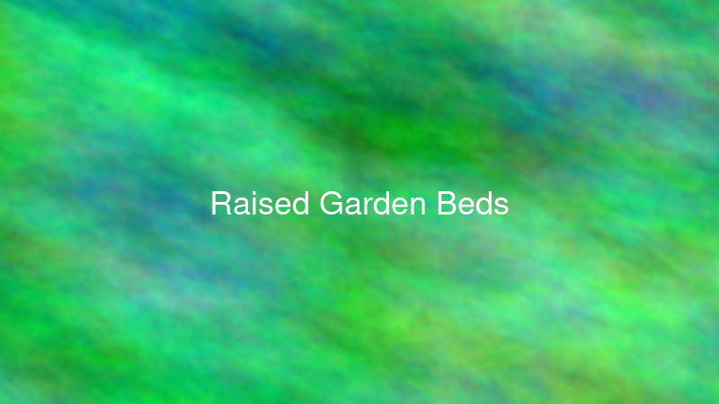 Raised Garden Beds